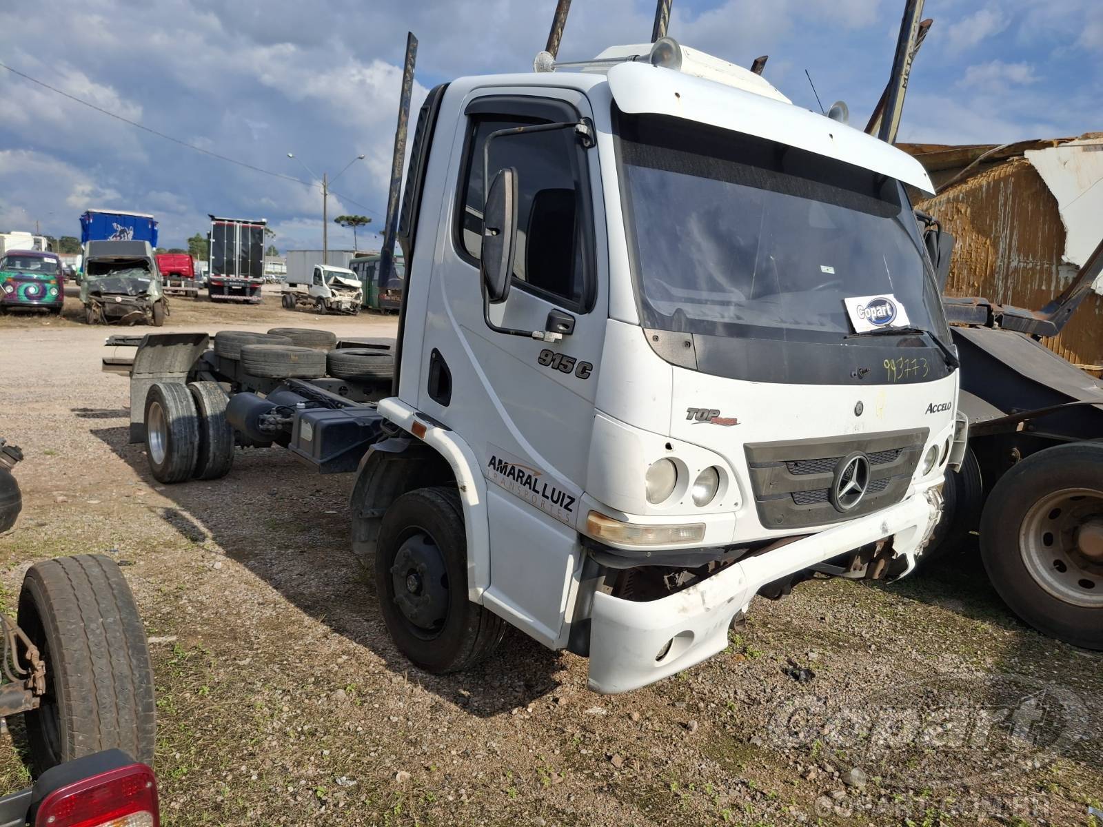 Veículo MERCEDES-BENZ Accelo MERCEDES BENZ ACCELO 915 C 2009 2009 em leilão