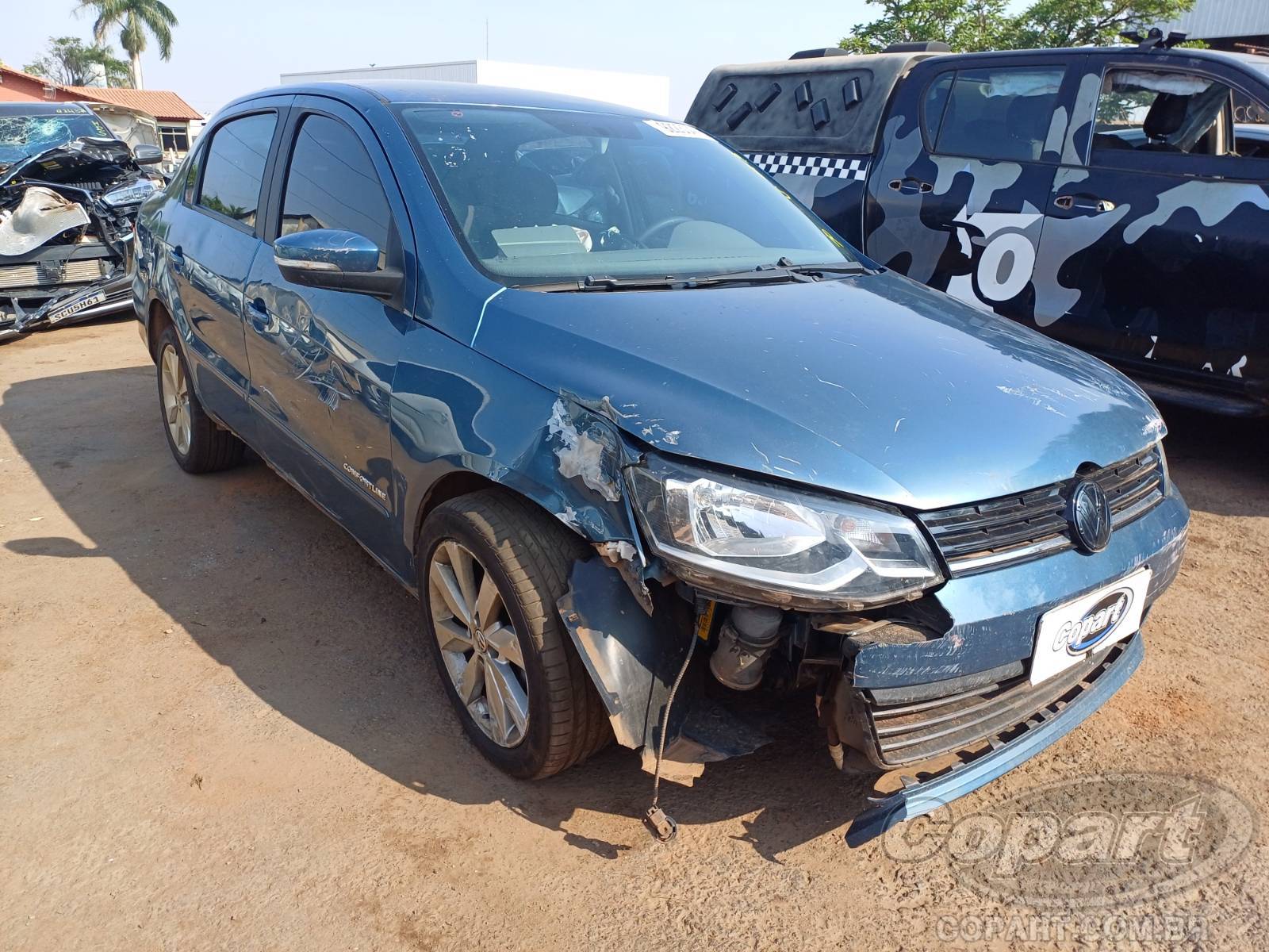 Veículo VW - VolksWagen Voyage Volkswagen Voyage Comfortline 1.6 MSI 2017 Médio Dano Frontal 2017 em leilão