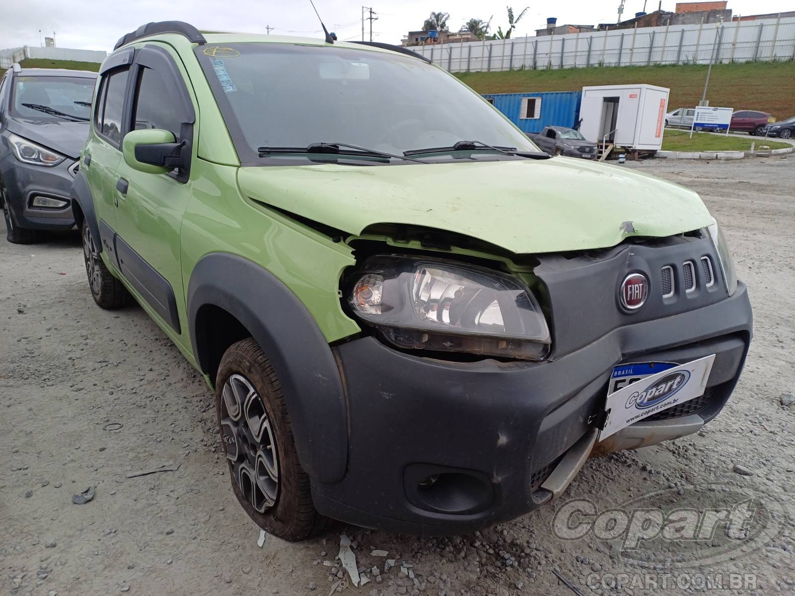 Fiat Uno Way 1.0 Evo 2011 Colisão Pequena Monta