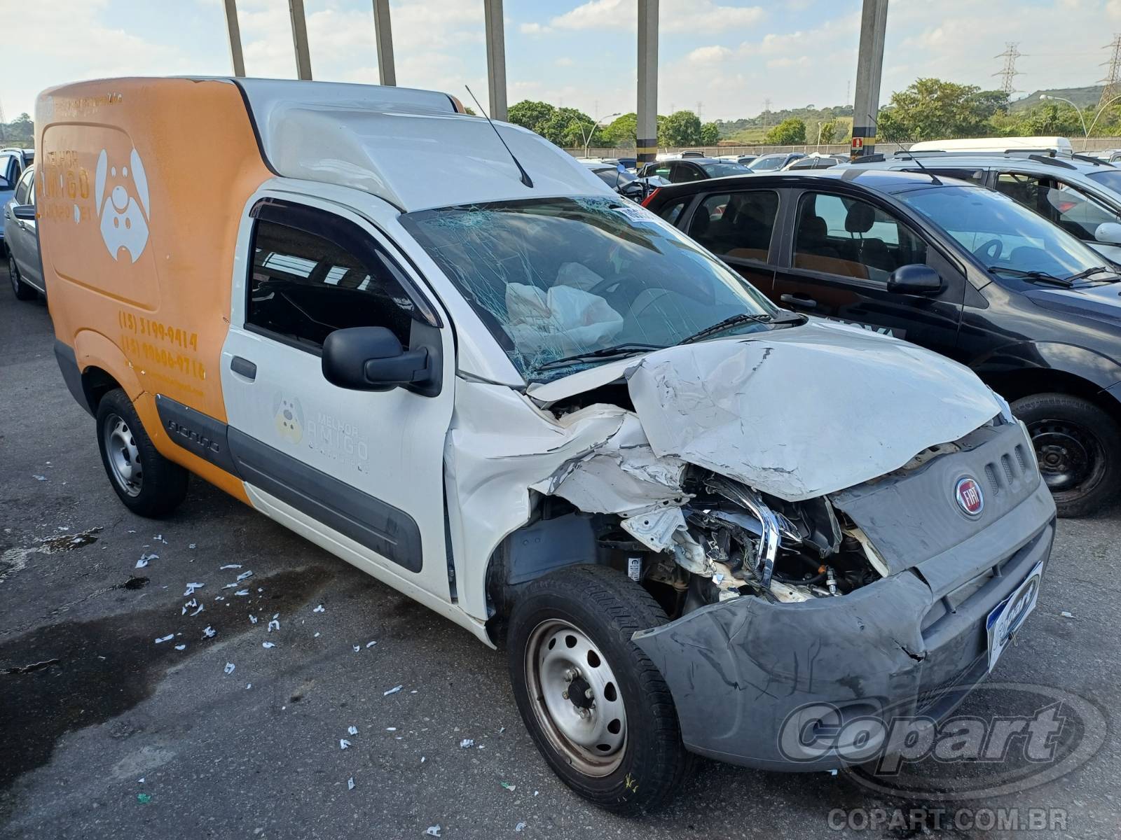 Veículo Fiat Fiorino Fiat Fiorino Furgao Hard Working 1.4 Evo 2020 2020 em leilão