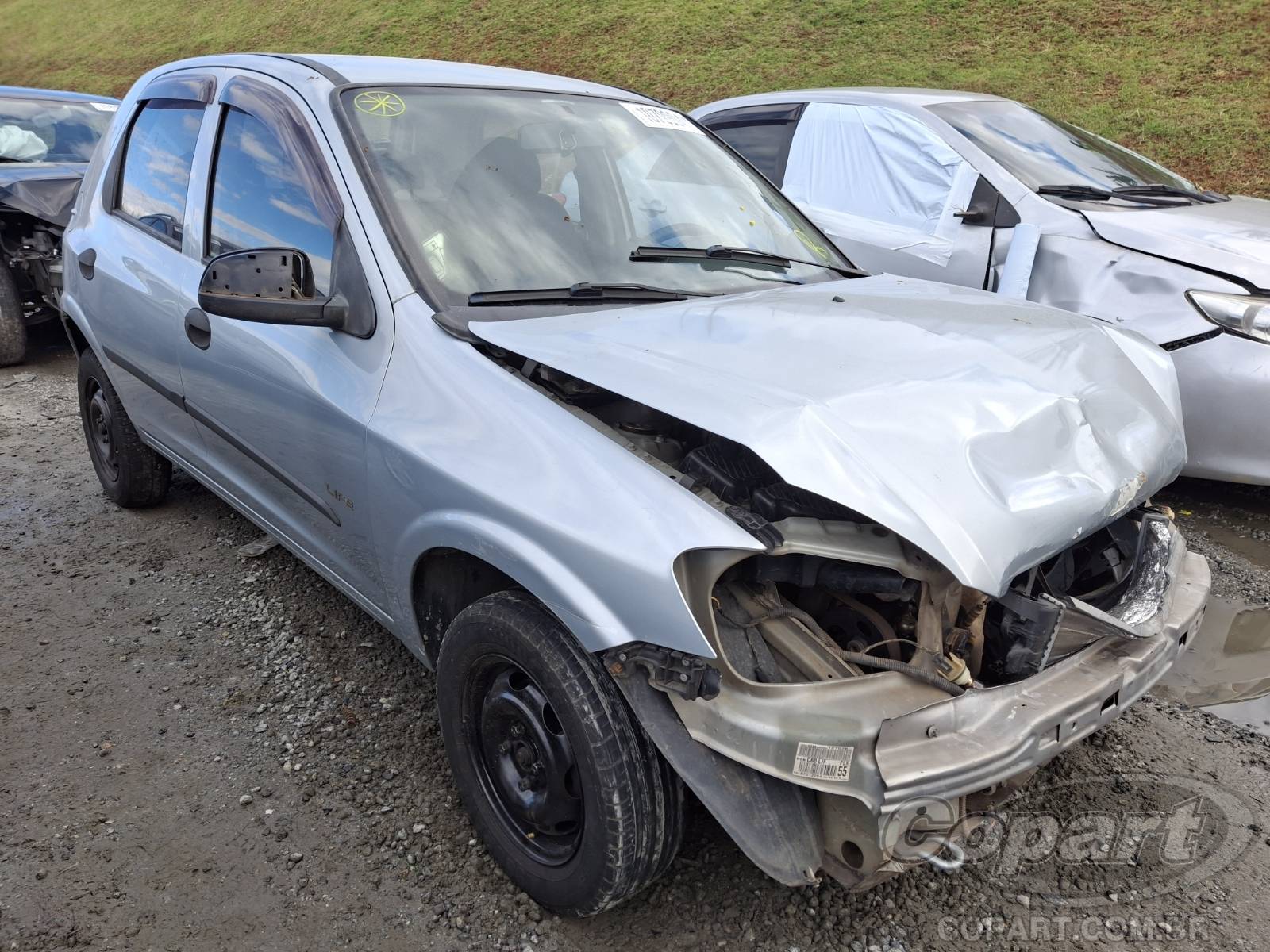 Veículo GM - Chevrolet Chevrolet Chevrolet Celta Life 1.0 VHC FlexPower 2008 Colisão Frontal 2008 em leilão