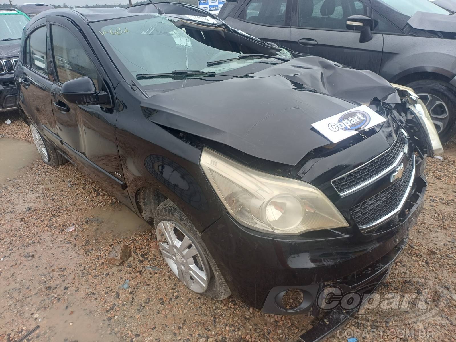 Chevrolet Agile LTZ 1.4 Econo.Flex 2012 Colisão Média Monta