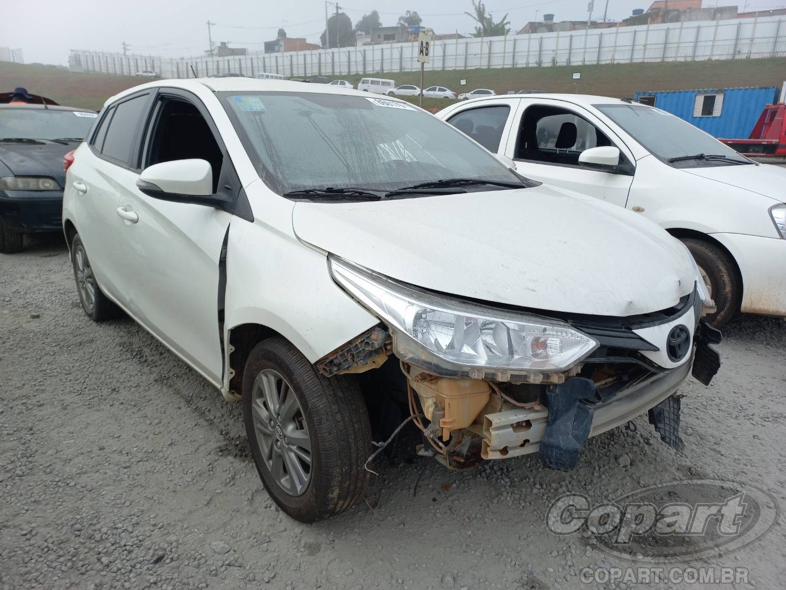 Veículo Toyota Yaris 2021 TOYOTA YARIS XL PLUS CONNECT CVT 1.5 16V DUAL VVT-I 2021 em leilão
