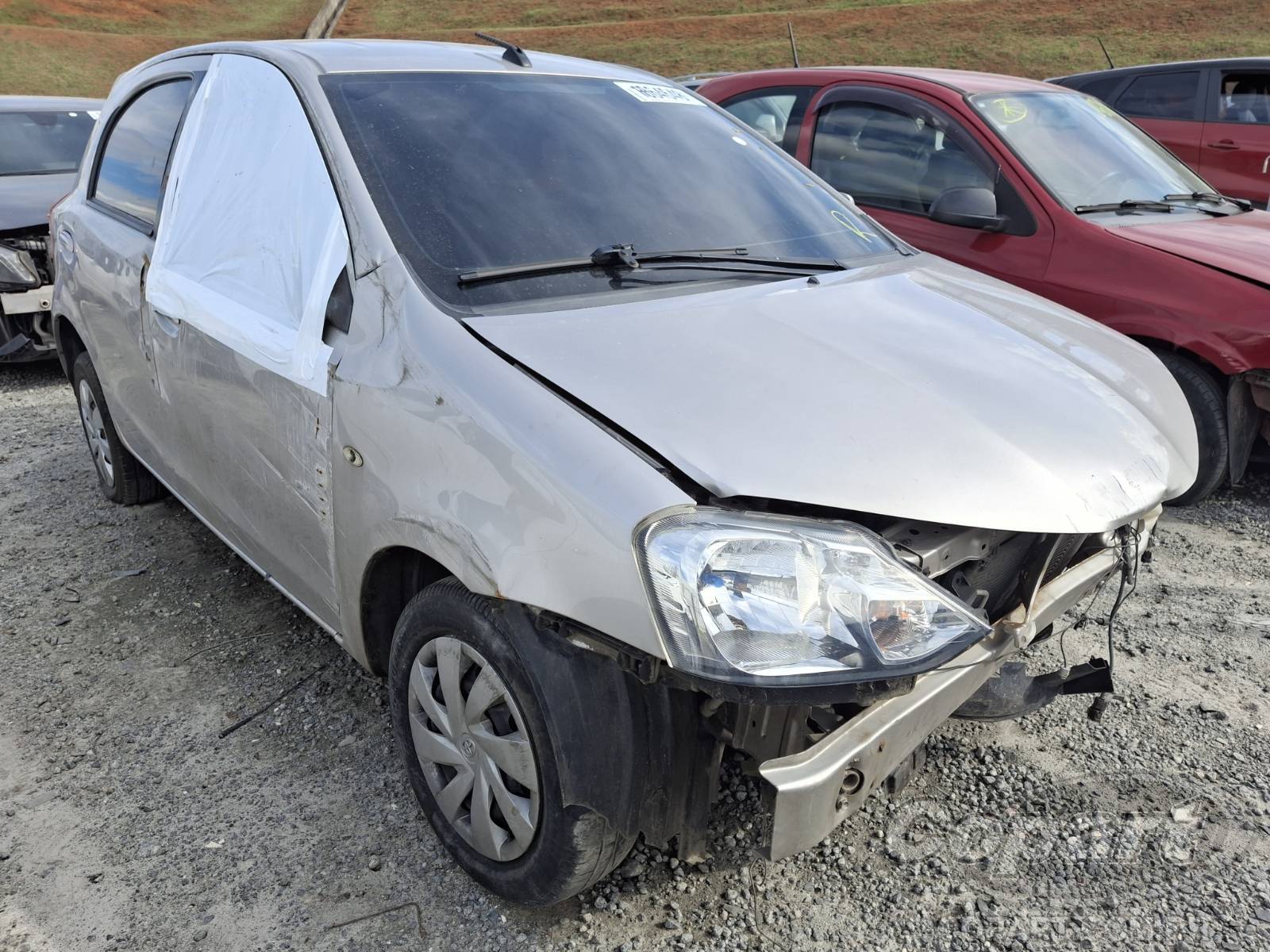 Veículo Toyota Etios 2018 TOYOTA ETIOS XS AT 1.5 16V DUAL VVT-I FLEXIVEL ALCOOL/GASOLINA 2018 em leilão