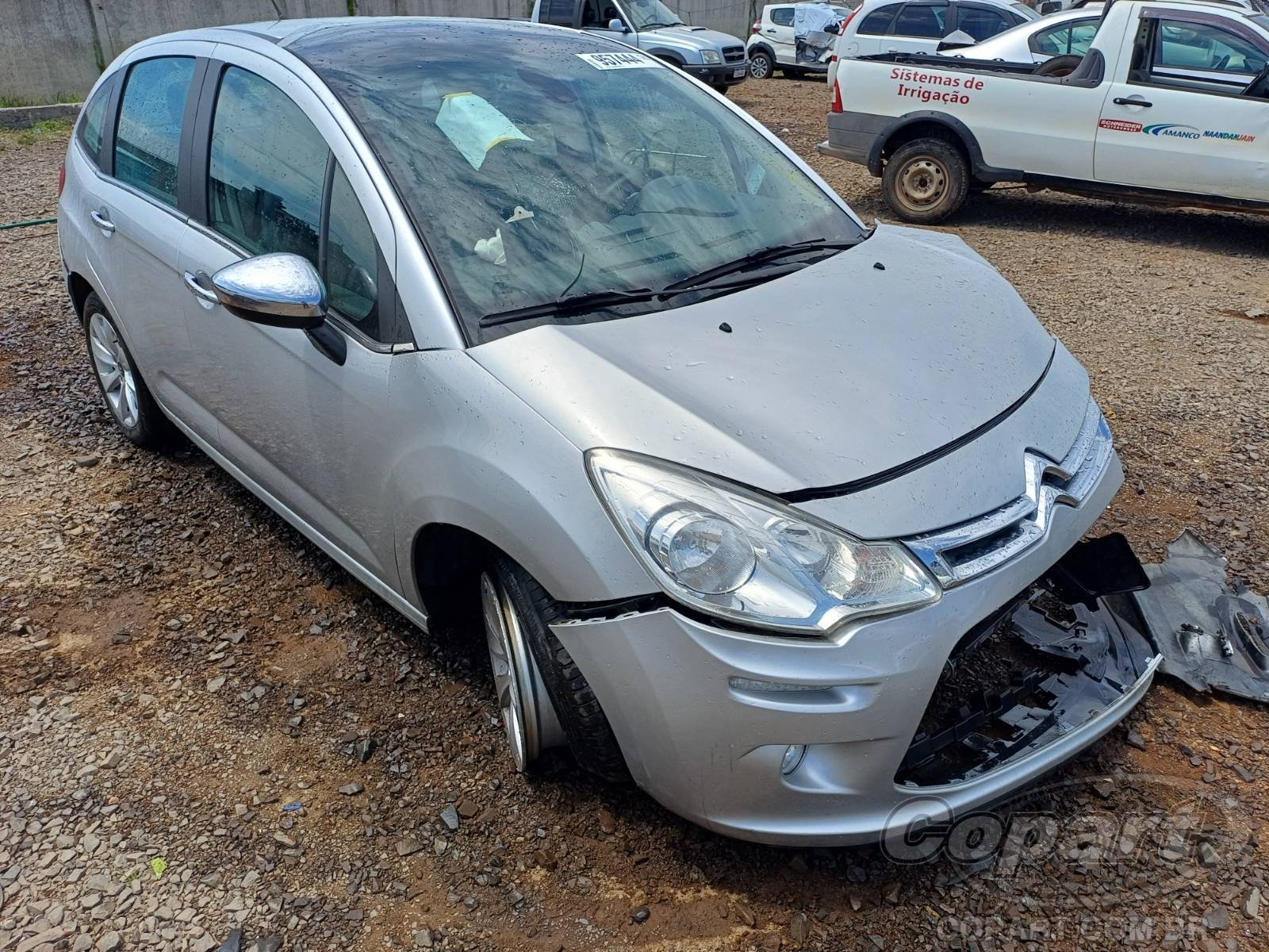 Veículo Citroën C3 Citroen C3 Exclusive 1.6 16V VVT 2014 Colisão Média Monta 2014 em leilão