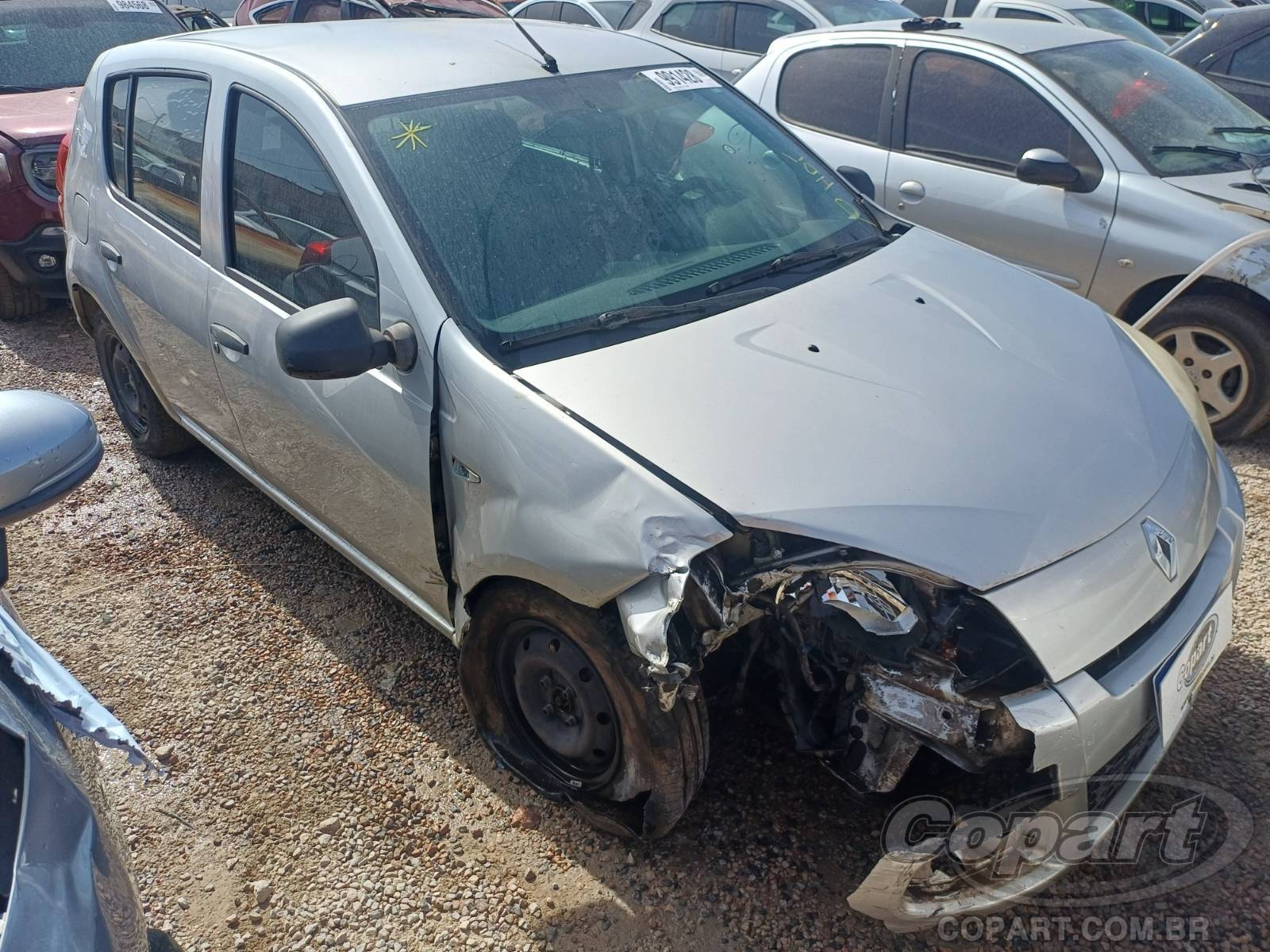 Veículo Renault Sandero RENAULT SANDERO AUTENTIQUE 1.0 16V HI-FLEX 2012 2012 em leilão