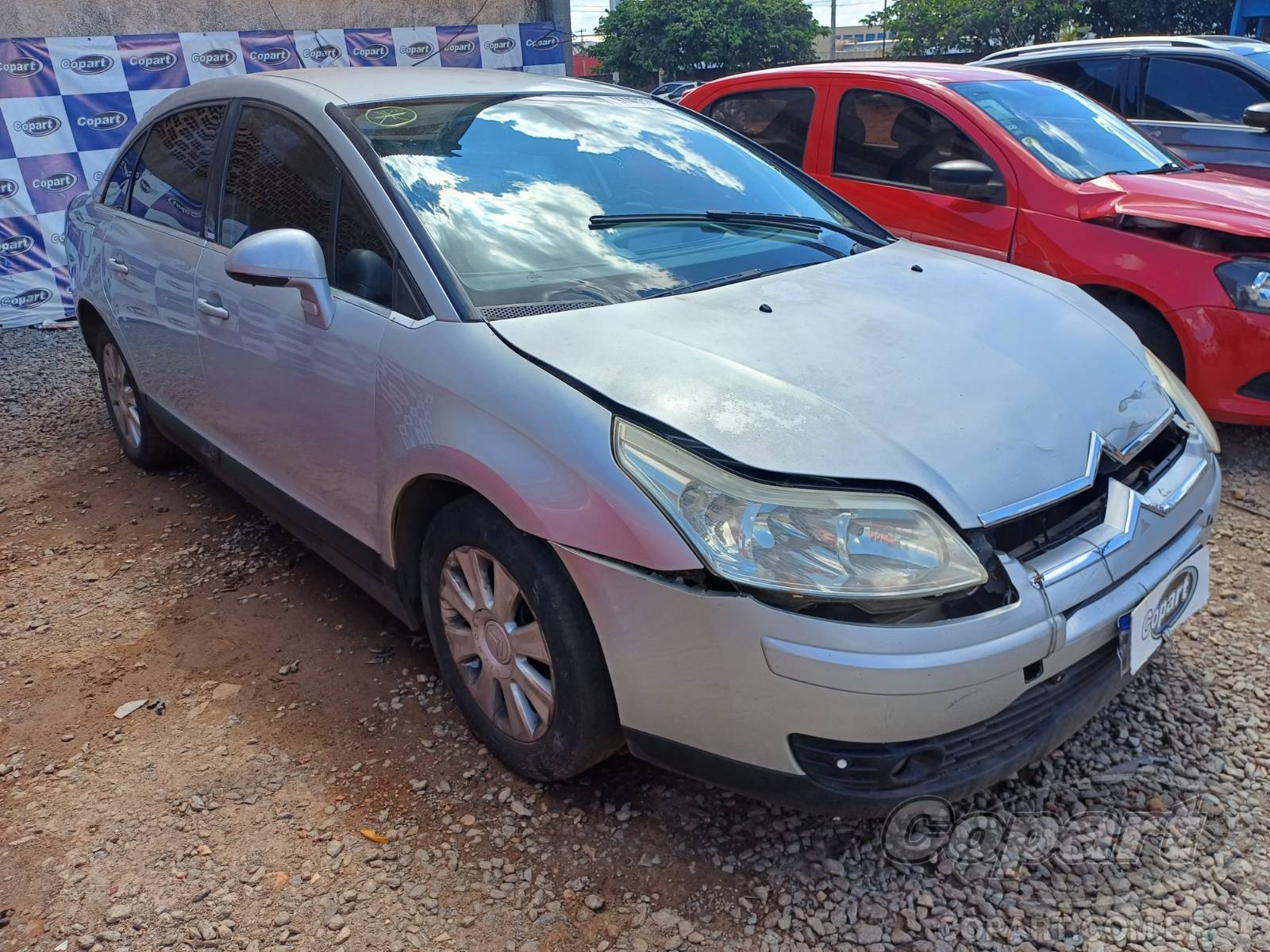 Veículo Citroën C4 Pallas Citroen C4 Pallas Exclusive 2.0 16V 2008 Colisão Frontal 2008 em leilão