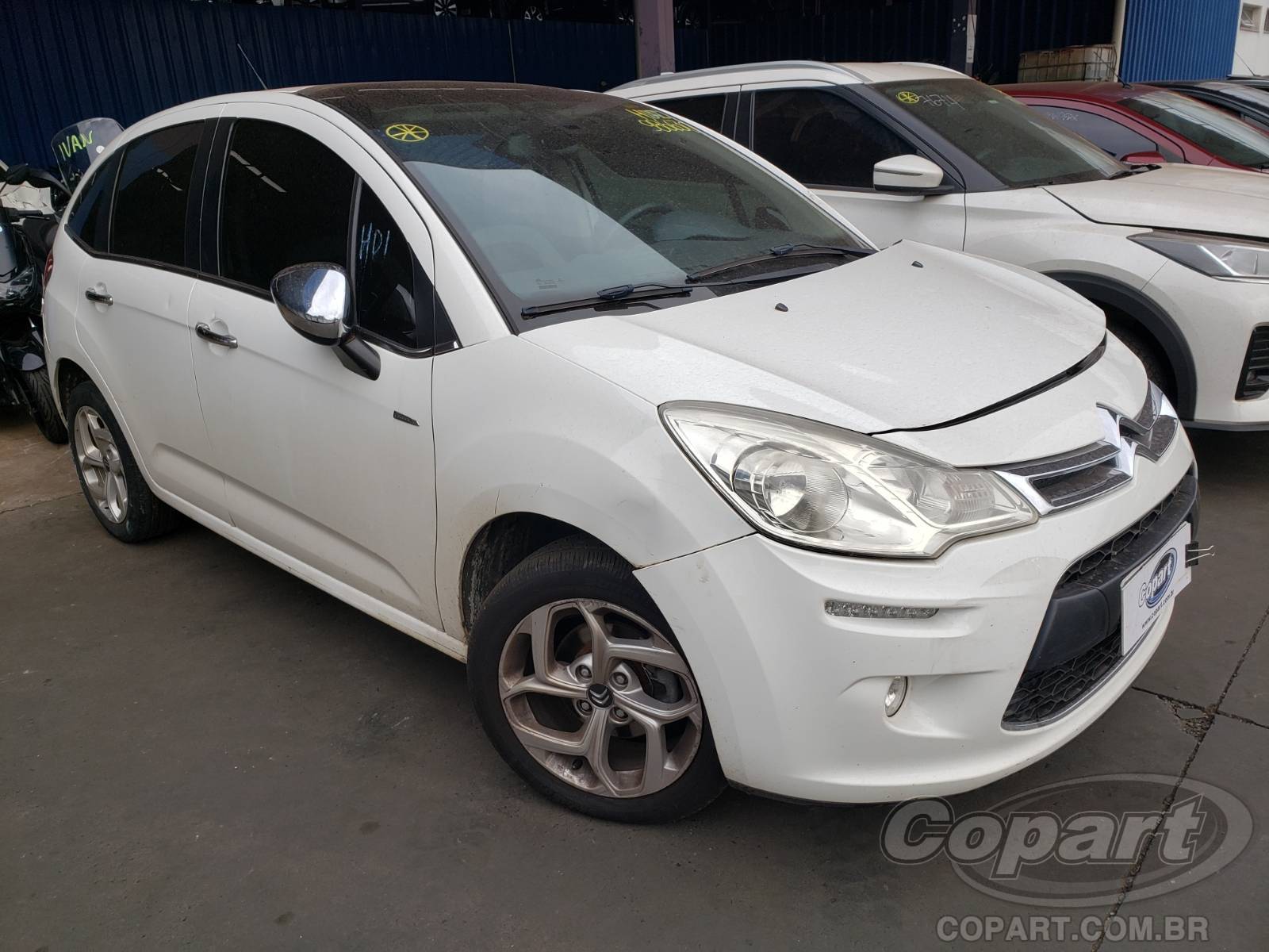 Veículo Citroën C3 Citroen C3 Exclusive 1.5 2016 Médio Dano Frontal 2016 em leilão