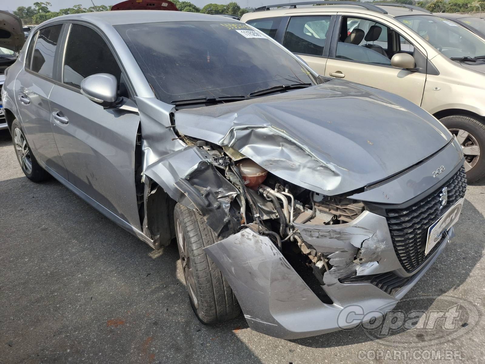Peugeot 208 Allure 1.6 16V VVT 2022 Colisão