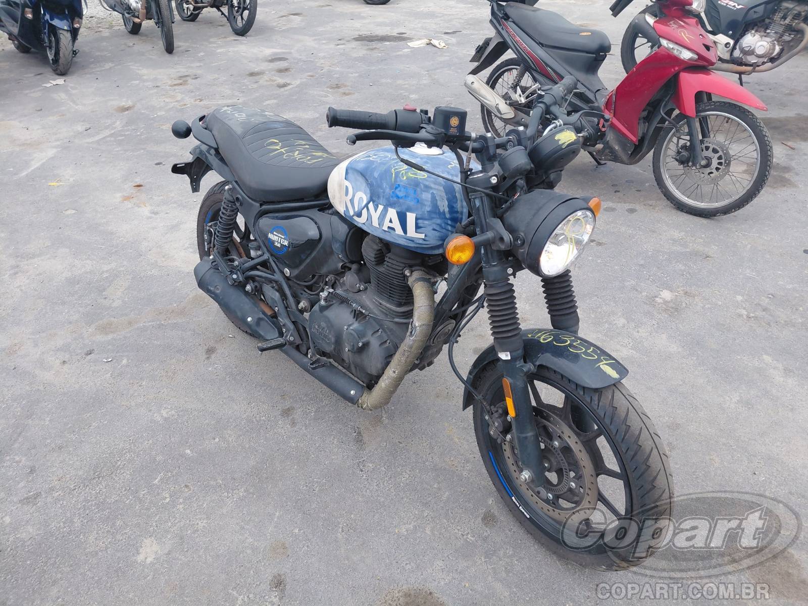 Royal Enfield Hunter 2024 em leilão