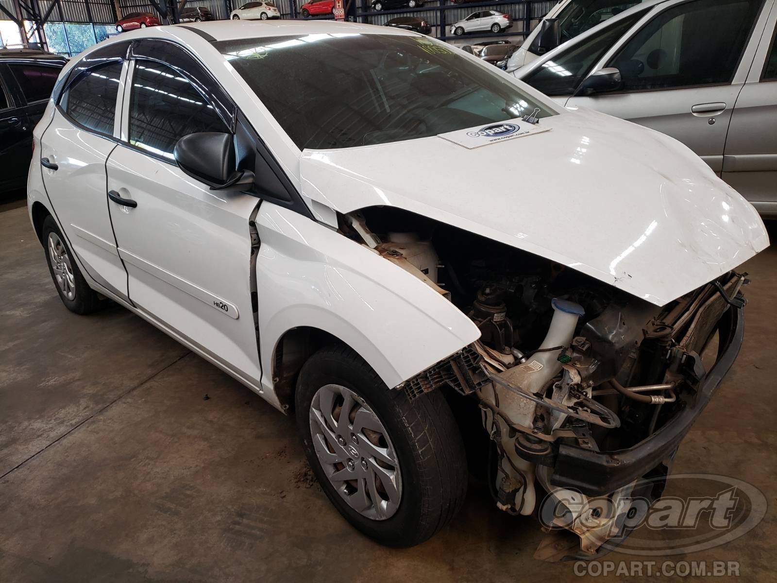 Veículo Hyundai HB20 HYUNDAI HB20 Sense 1.0 12V CVVT 2021 Colisão 2021 em leilão