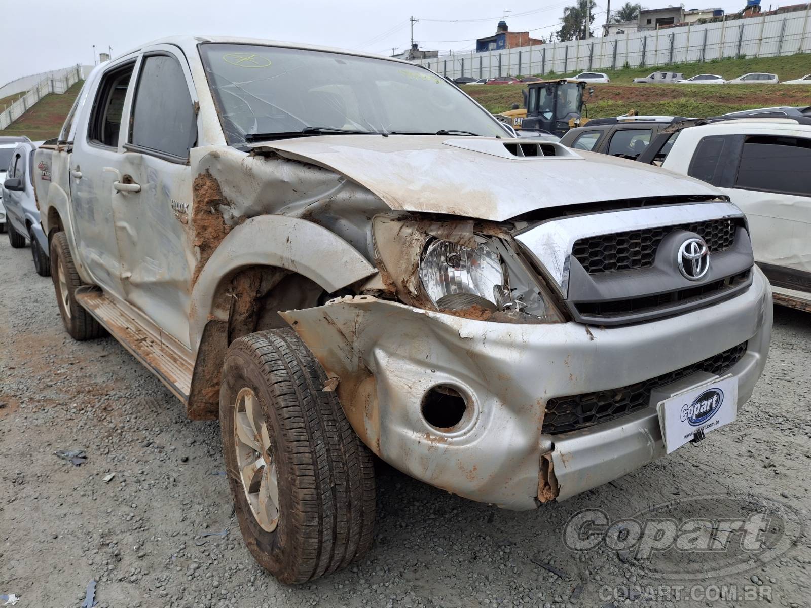 Veículo Toyota Hilux TOYOTA HILUX CD 2009 Colisão Média Monta 2009 em leilão