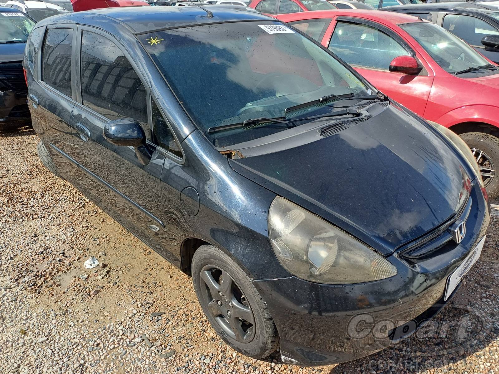 Honda Fit LX 1.4 2008 Médio Dano Traseiro