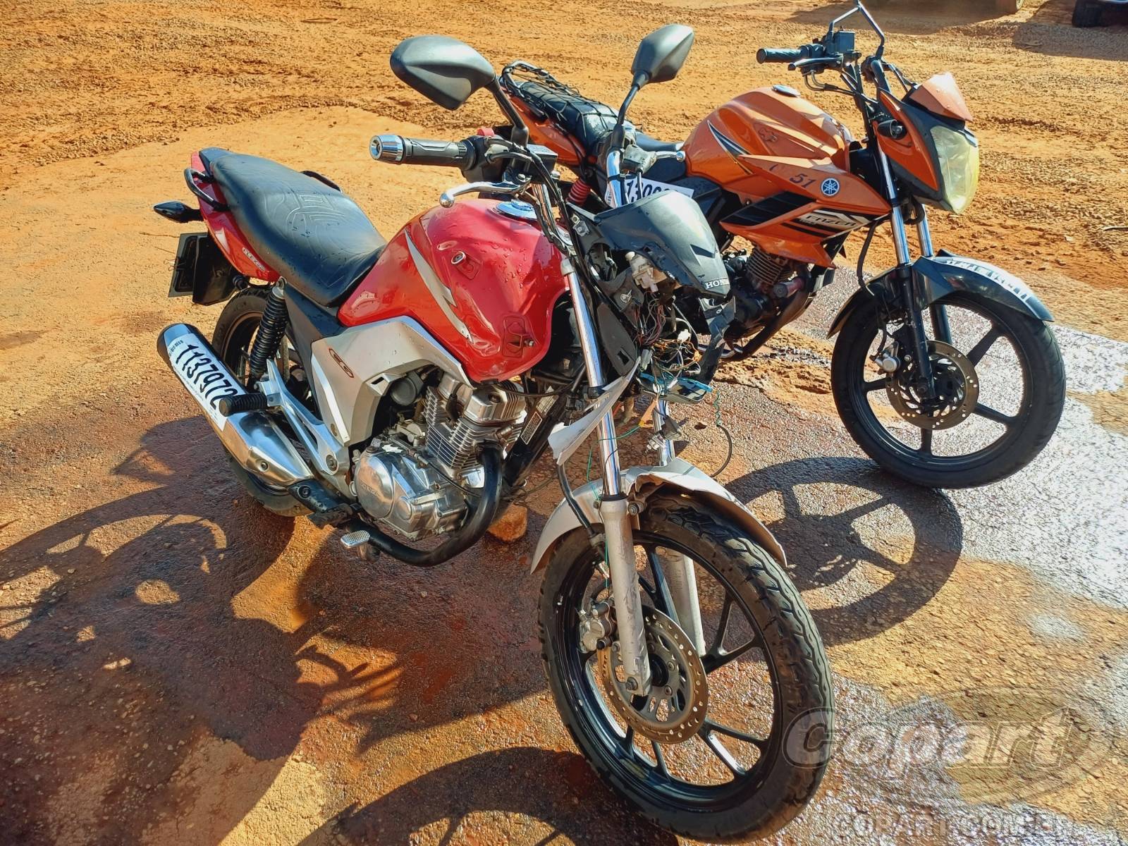 Honda CG 150 2014 em leilão