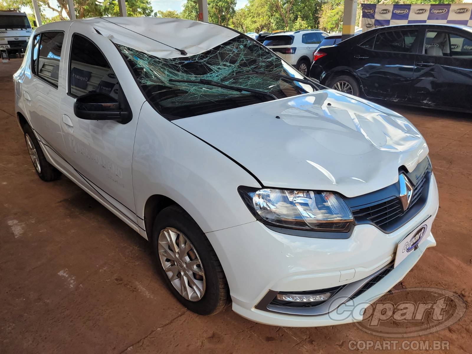 Veículo Renault Sandero Renault Sandero S Edition 1.0 12V SCe 2022 Médio Dano 2022 em leilão