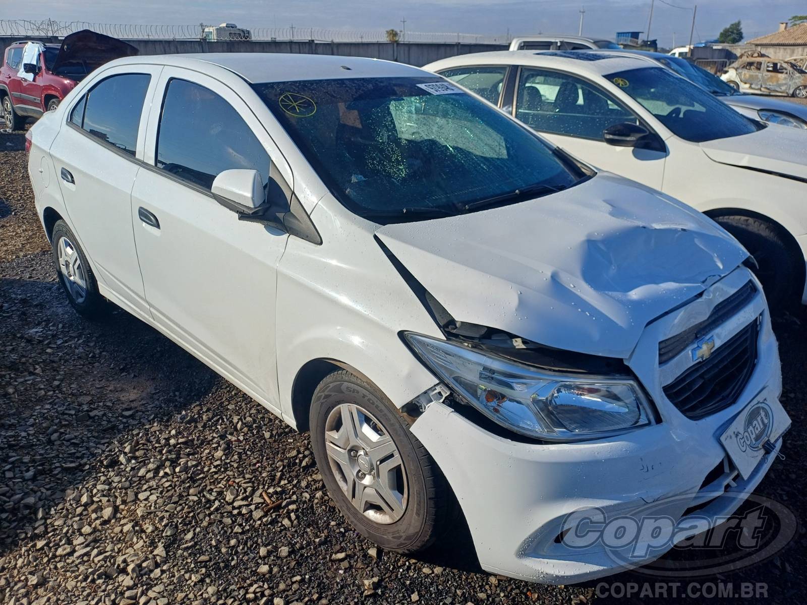 Veículo GM - Chevrolet Prisma Chevrolet Prisma Joy 1.0 Eco 2018 Colisão Média Monta 2018 em leilão