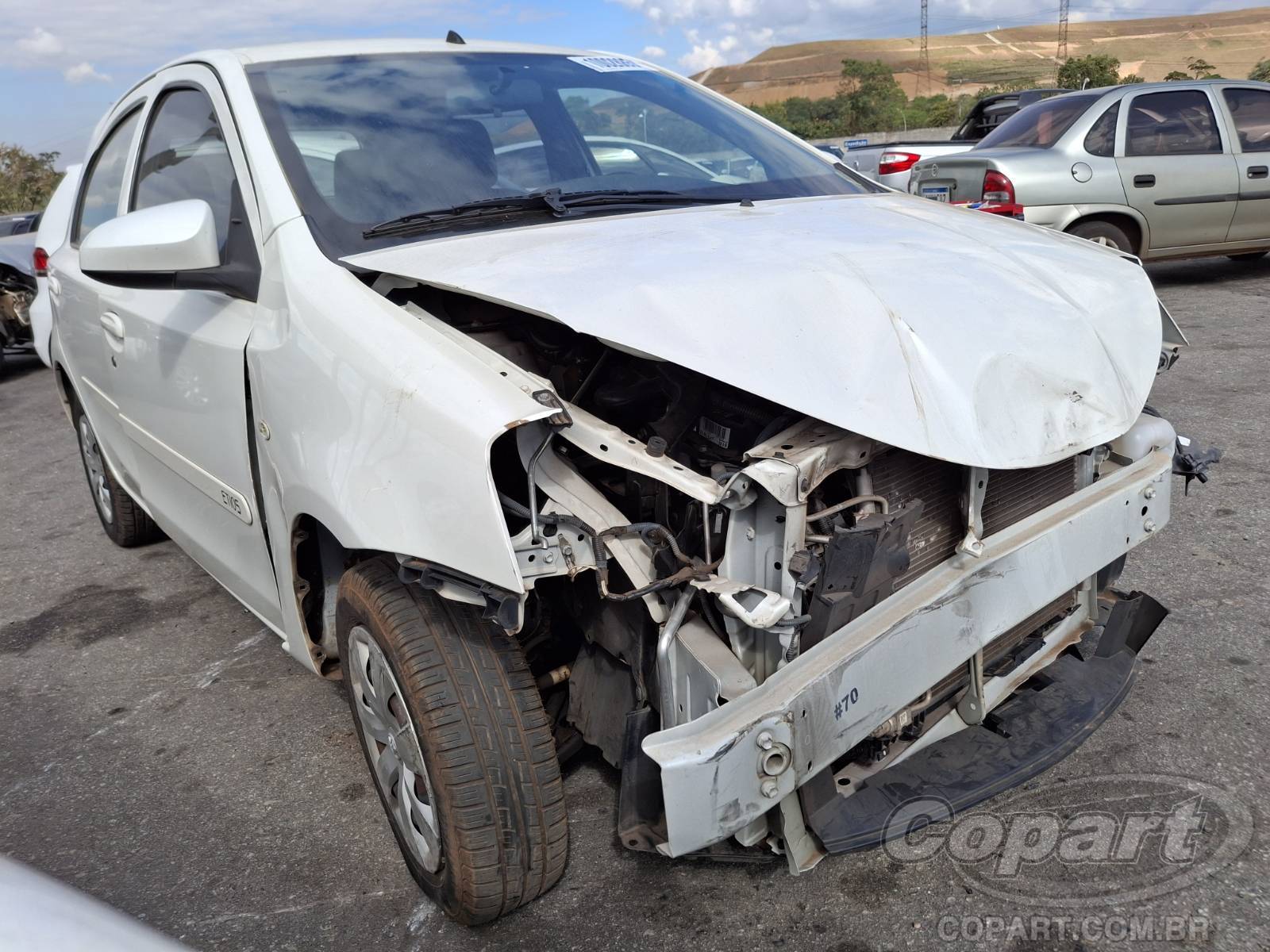 Veículo Toyota Etios TOYOTA ETIOS X 1.3 16V 2015 2015 em leilão