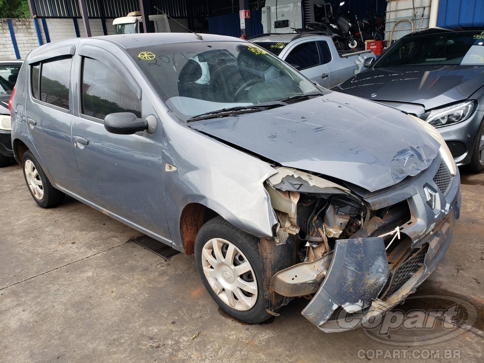 Veículo Renault Sandero RENAULT SANDERO AUTENTIQUE 1.0 16V HI-FLEX 2009 2009 em leilão