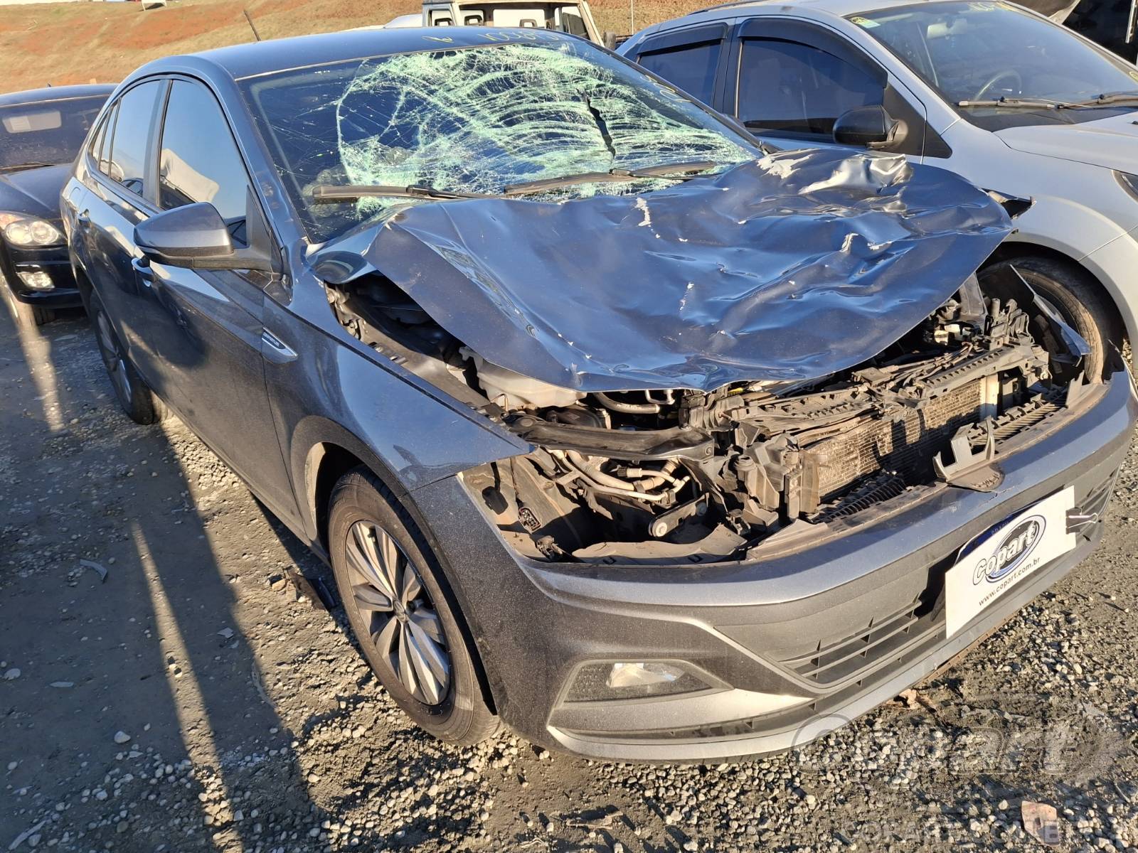 Veículo VW - VolksWagen Virtus 2022 VOLKSWAGEN VIRTUS Comfortline 200 AT 1.0 12V TSI Turbo 2022 em leilão