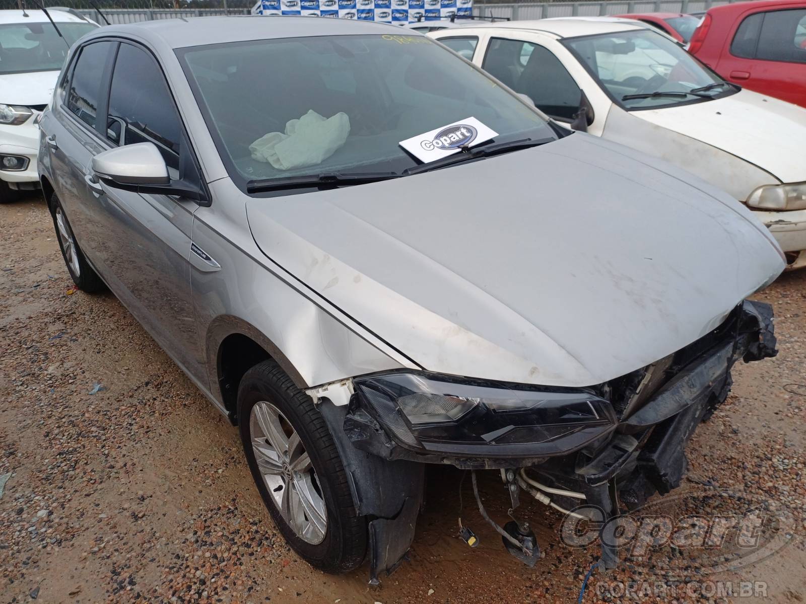Veículo VW - VolksWagen Polo Volkswagen Polo Comfortline 1.0 12V TSI Turbo 2021 Médio Dano Frontal 2021 em leilão