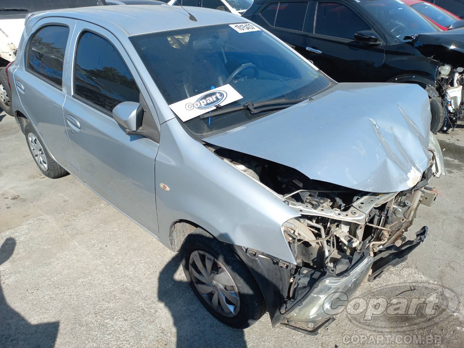 Veículo Toyota Etios TOYOTA ETIOS X 1.3 16V 2013 2014 em leilão