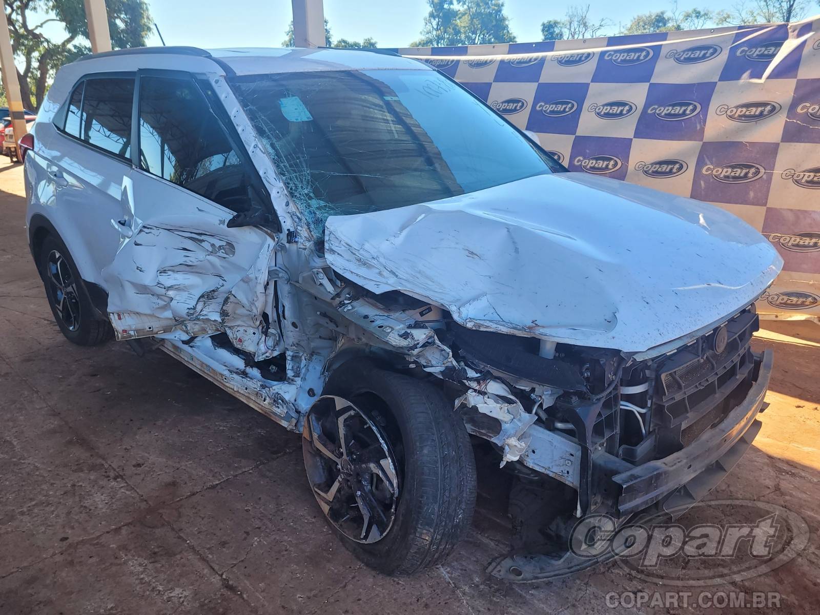 Veículo Hyundai Creta HYUNDAI CRETA SMART PLUS 1.6 16V CVVT 2021 2021 em leilão