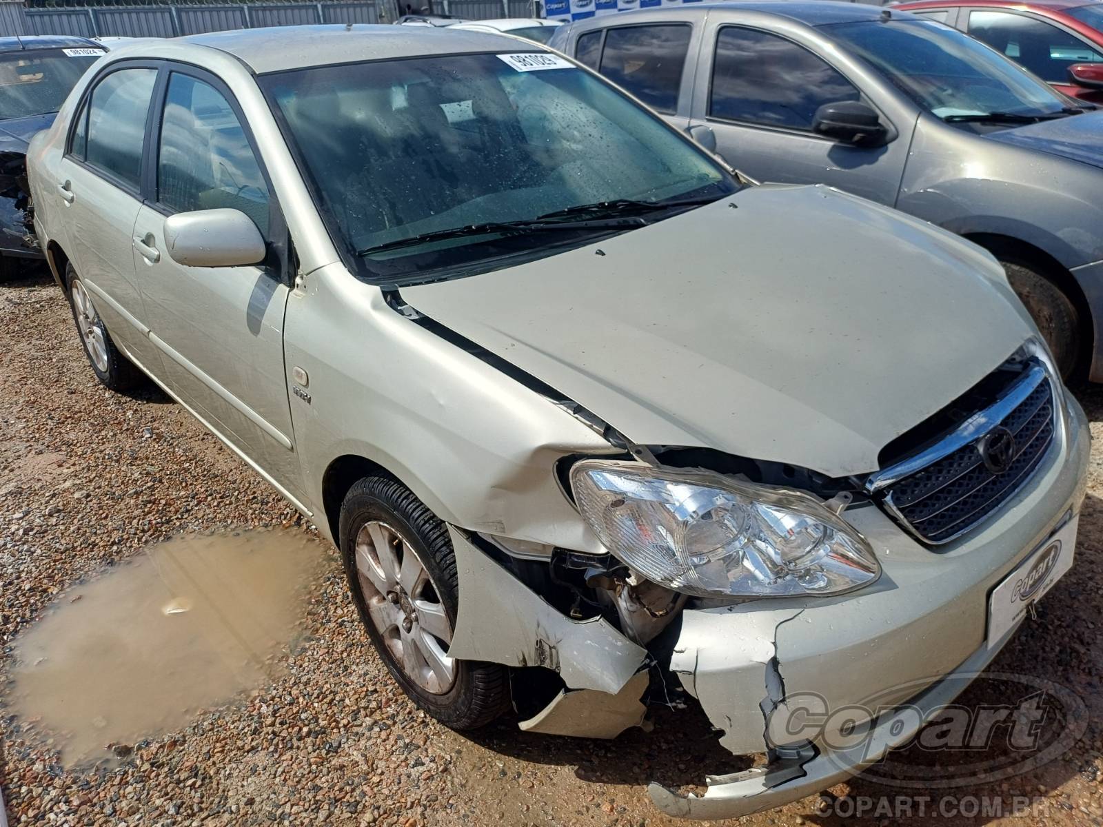 Veículo Toyota Corolla Toyota Corolla XEi 1.8 16V VVT-i 2007 Colisão Média Monta 2007 em leilão