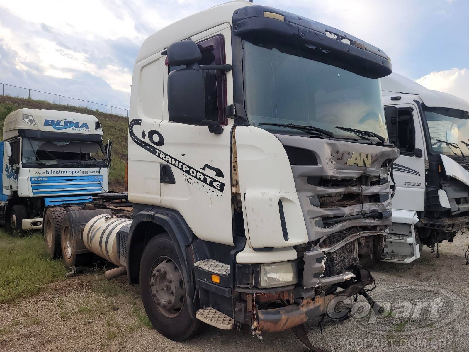 Veículo SAAB-SCANIA Scania Scania G 470 2011 Caminhão Médio Monta Colisão 2011 em leilão