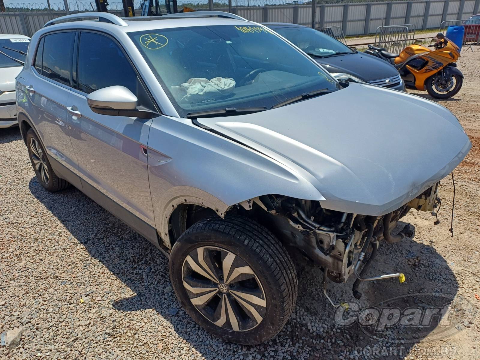 Veículo VW - VolksWagen Volkswagen VOLKSWAGEN T-CROSS 2021 2021 em leilão