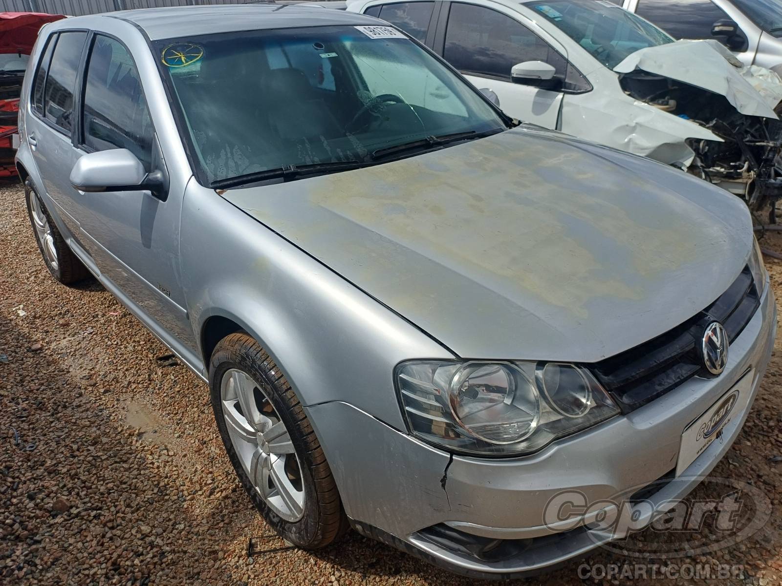 Veículo VW - VolksWagen Golf Volkswagen Golf Tech 1.6 Total Flex 2009 Colisão Média Monta 2009 em leilão