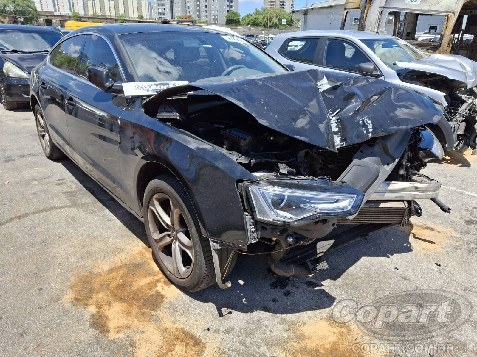 Veículo Audi A5 Audi A5 Sportback Ambiente 1.8 Turbo 2015 Colisão Média 2015 em leilão