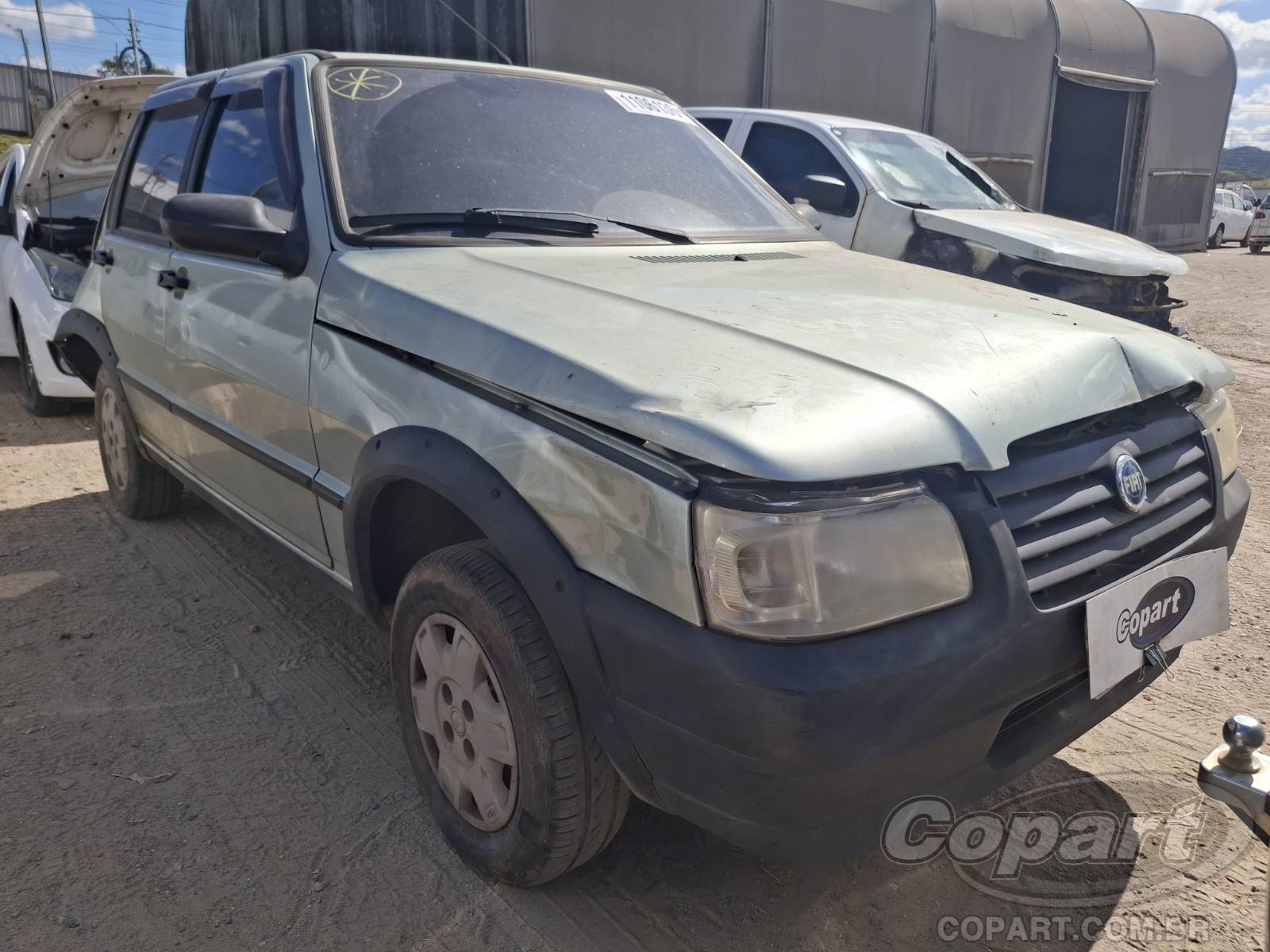 Veículo Fiat Uno Fiat Uno Mille Fire 1.0 2008 Recuperável 2008 em leilão