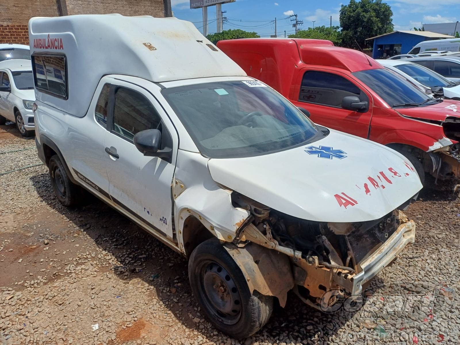 Veículo Fiat Strada Fiat Strada Endurance 1.4 Fire 2022 Médio Dano Frontal 2022 em leilão