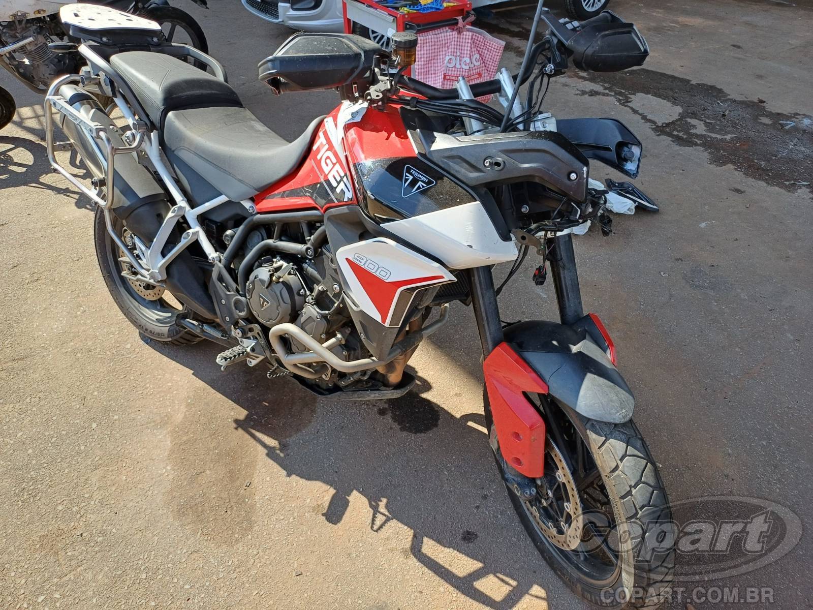 Veículo TRIUMPH Tiger Triumph Tiger 900 GT Aragon Edition 2024 Pequena Monta 2024 em leilão