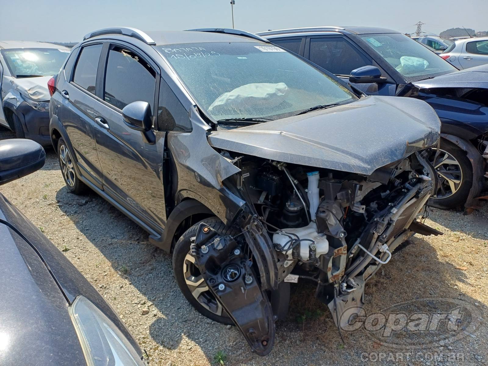 Veículo Honda WR-V 2018 HONDA WR-V EXL 1.5 16V i-VTEC FLEXIVEL ALCOOL/GASOLINA 2018 em leilão
