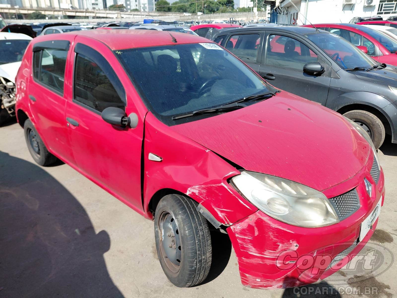Veículo Renault Sandero Renault Sandero Autentique 1.0 16V Hi-Flex 2009 2009 em leilão