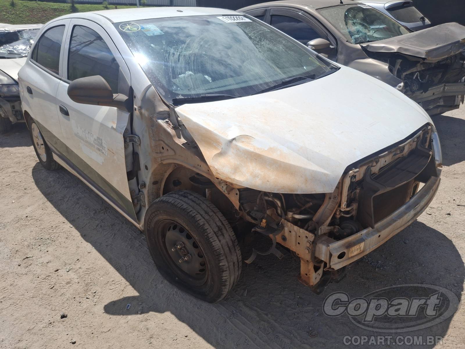 Veículo GM - Chevrolet Chevrolet Chevrolet Onix Joy 1.0 Eco 2018 Recuperável 2018 em leilão
