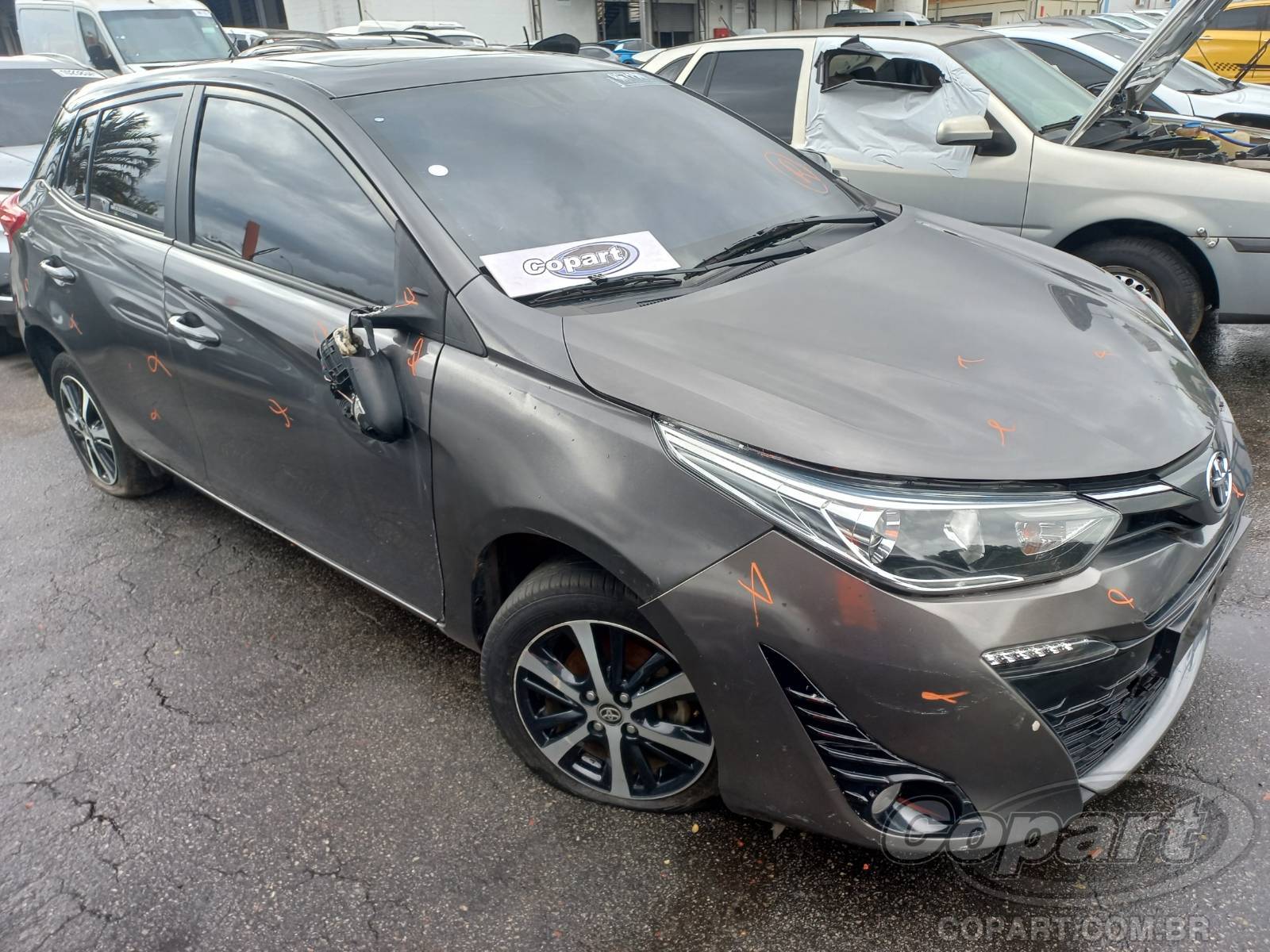 Veículo Toyota Yaris TOYOTA YARIS XLS CONNECT CVT 1.5 16V DUAL VVT-I 2022 2022 em leilão