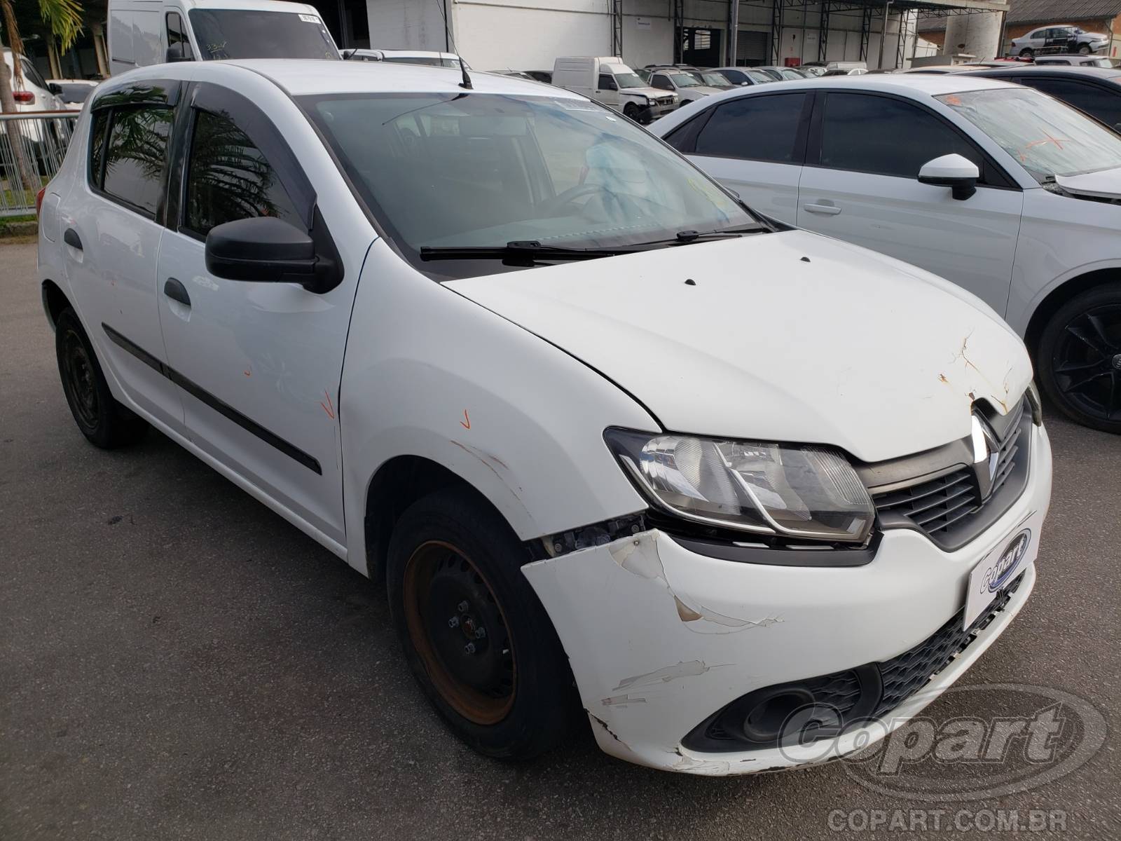 Veículo Renault Sandero RENAULT SANDERO AUTENTIQUE 1.0 12VSCE 2017 2018 em leilão