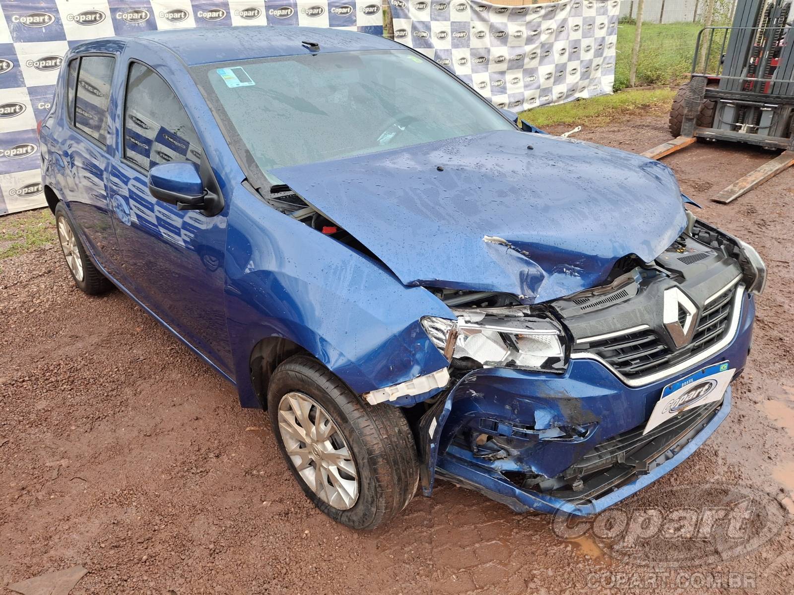 Veículo Renault Sandero Renault Sandero Zen 1.0 12V SCe 2021 Médio Dano Frontal 2021 em leilão