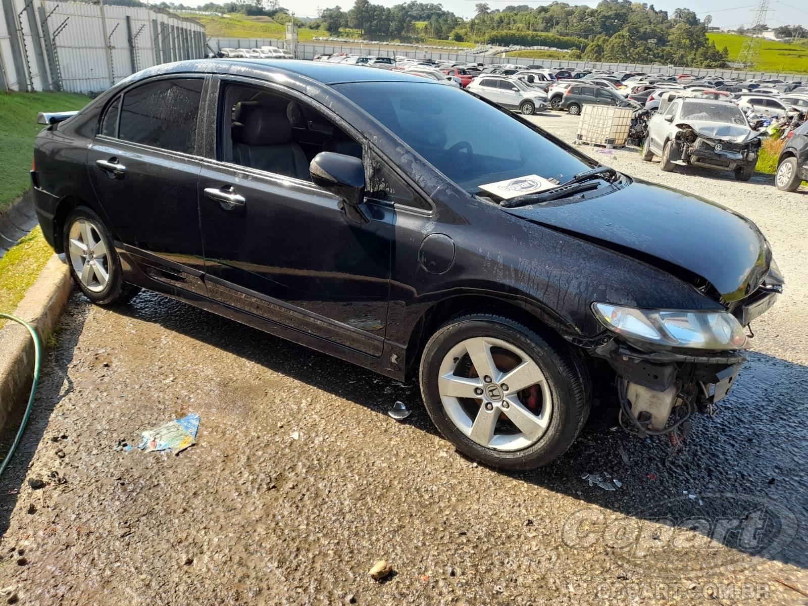 Veículo Honda Civic Honda Civic EXS 1.8 16V 2008 Colisão Média Monta 2008 em leilão