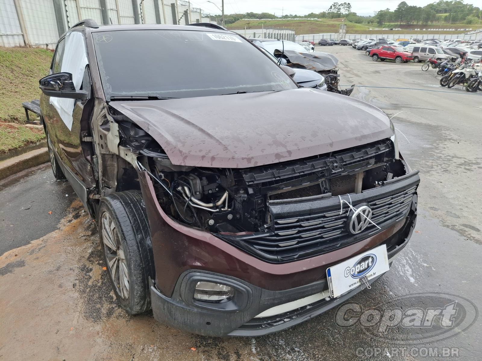 Veículo VW - VolksWagen T-Cross 2020 VOLKSWAGEN T-CROSS T-Cross Comfortline 200 AT 1.0 12V TSI Turbo 2020 em leilão