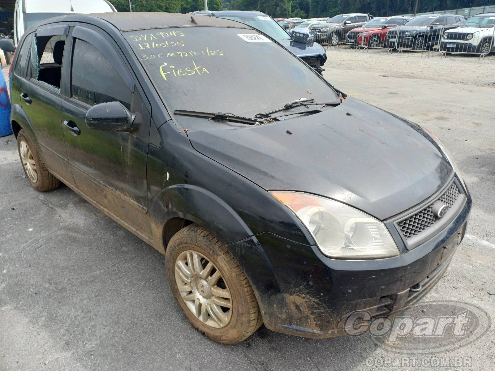 Veículo Ford Fiesta Ford Fiesta Flex 1.6 2008 Pequena Monta Roubado 2008 em leilão