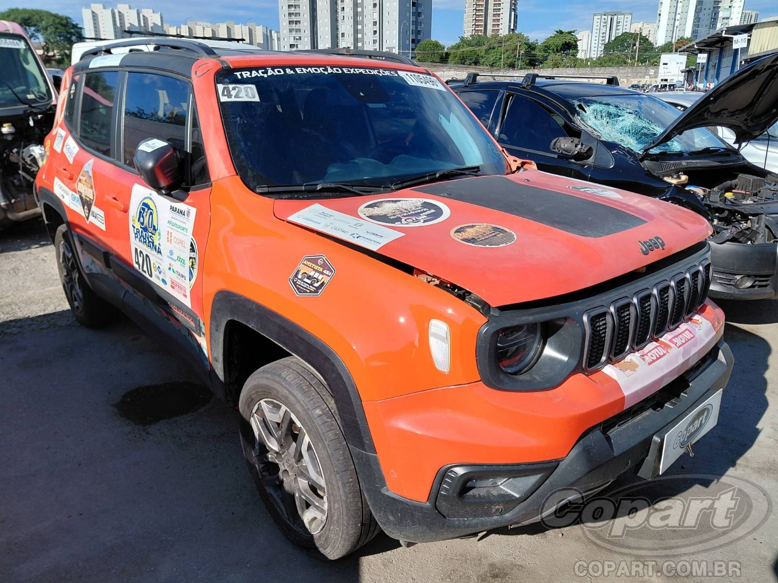 Veículo Fiat Renegade Jeep Renegade Trailhawk T270 1.3 16V GSE Turbo 2022 2022 em leilão
