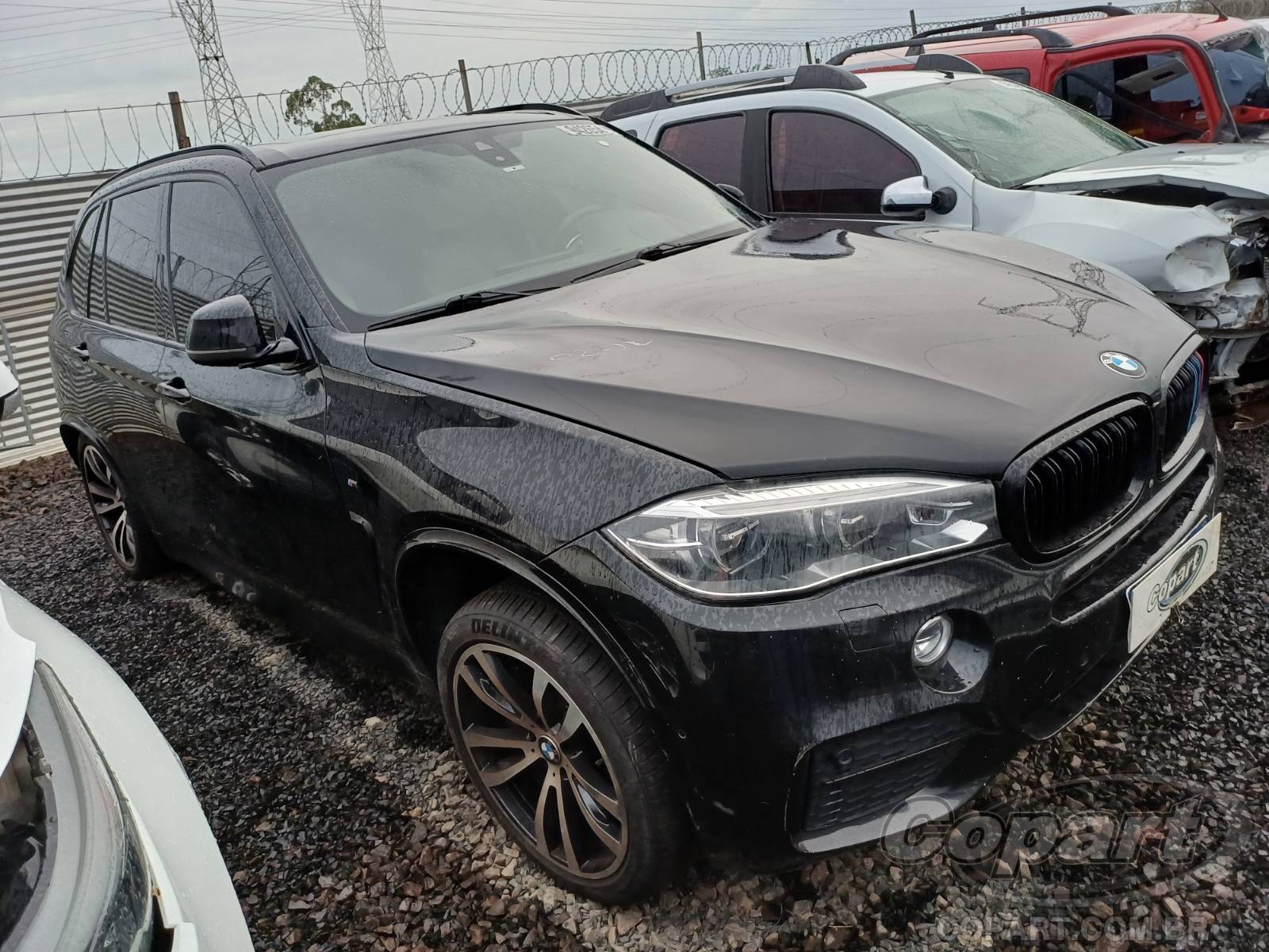 Veículo BMW X5 BMW X5 M50D 3.0 I6 TRITURBO 2017 Enchente Médio 2017 em leilão
