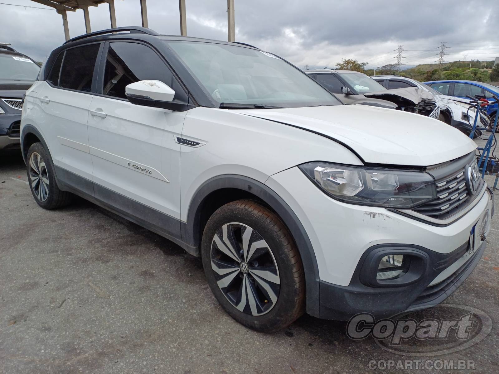 Veículo VW - VolksWagen T-Cross VOLKSWAGEN T-CROSS T-Cross Sense 200 AT 1.0 12V TSI Turbo 2021 2021 em leilão