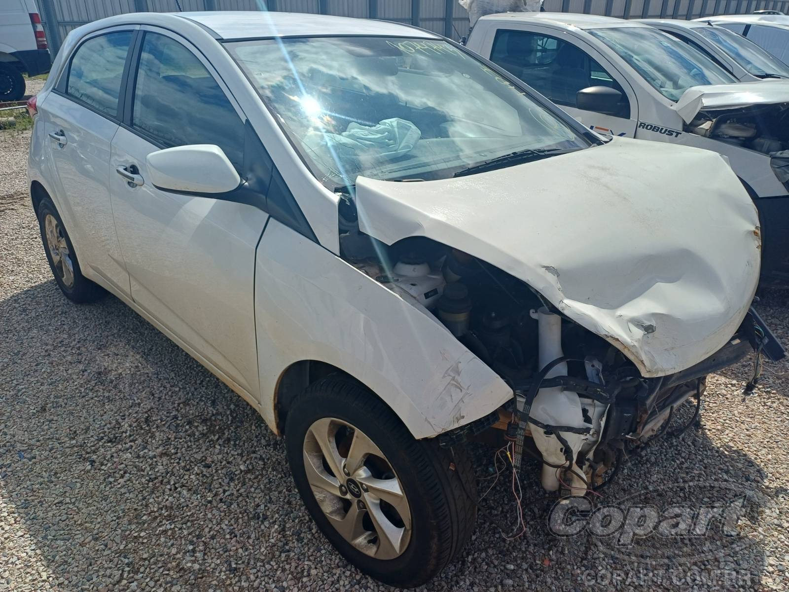 Hyundai HB20 Comfort 1.0 12V CVVT 2017 Colisão Frontal