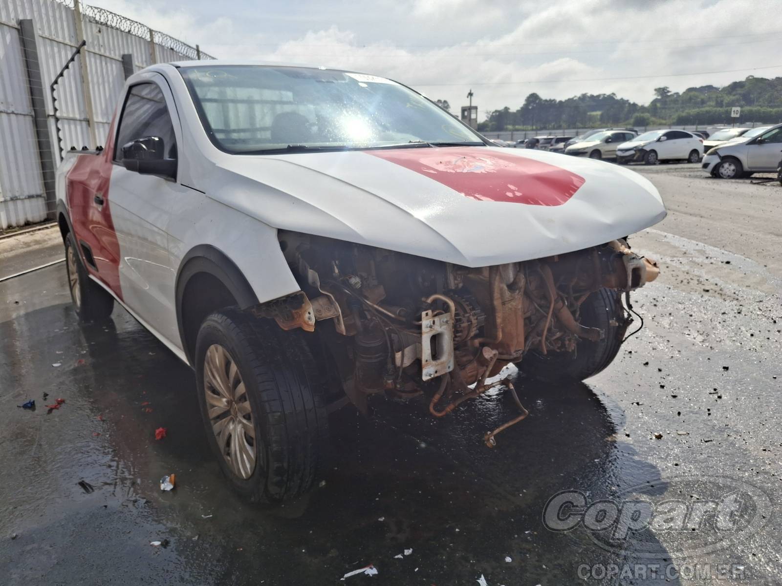 Veículo VW - VolksWagen Saveiro VOLKSWAGEN SAVEIRO 1.6 MSI 2022 2022 em leilão