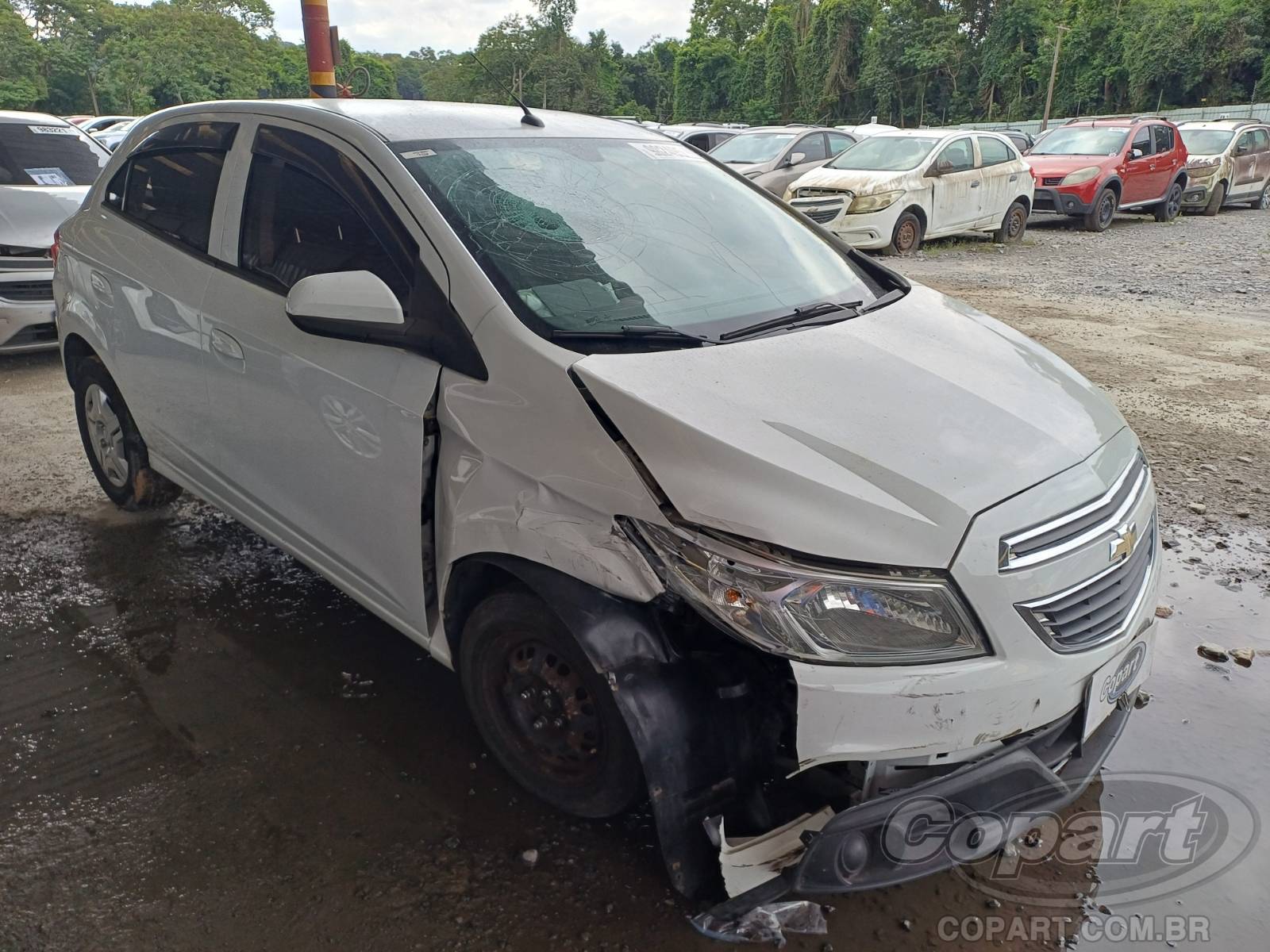 Veículo GM - Chevrolet Onix Chevrolet Onix LT 1.0 SPE 2014 Pequena Monta 2014 em leilão