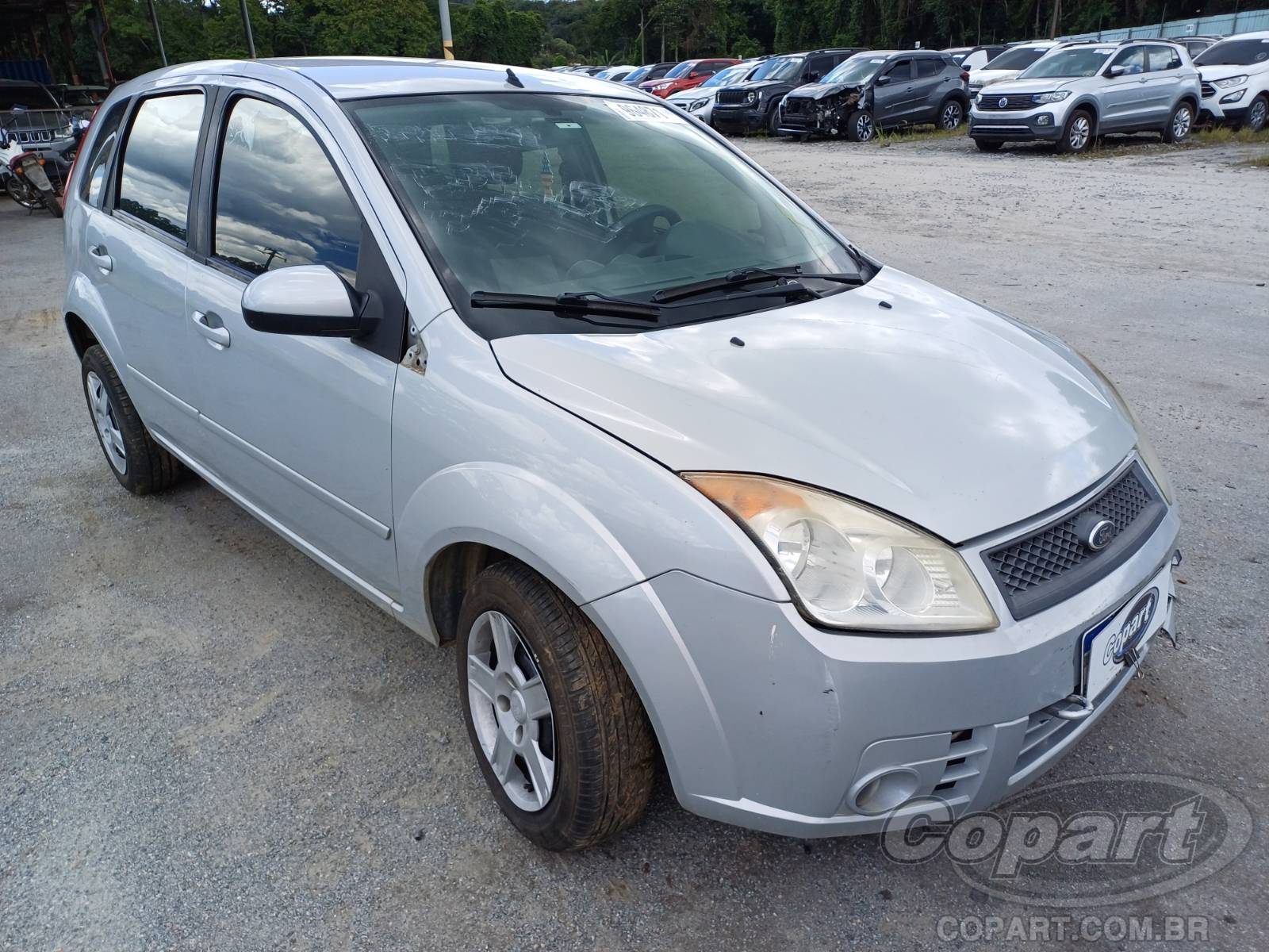 Ford Fiesta Flex 1.0 2008 Médio Dano Frontal